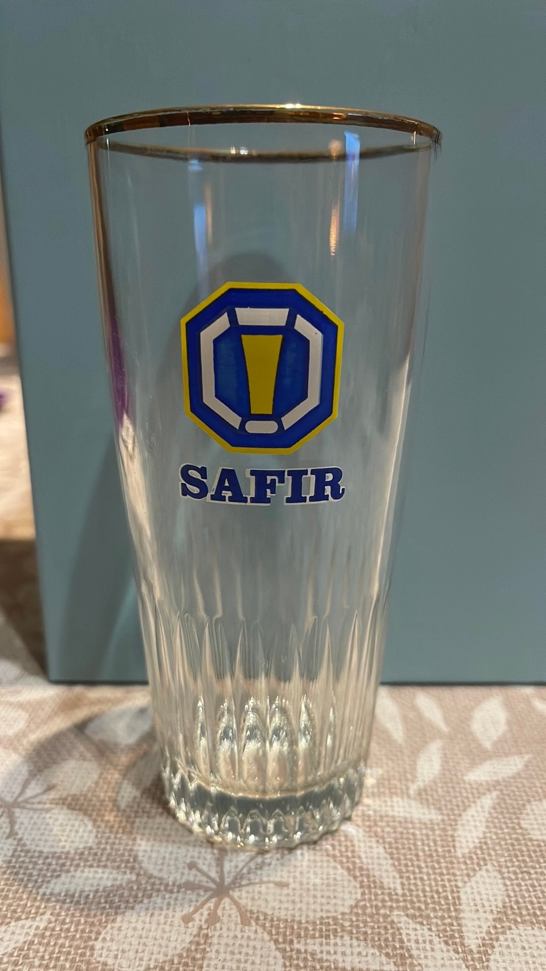Glas safir aalst, Verzamelen, Ophalen, Zo goed als nieuw