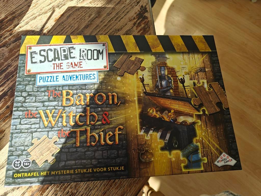 Escape (puzzle) room the baron the witch and the thief, Ophalen of Verzenden