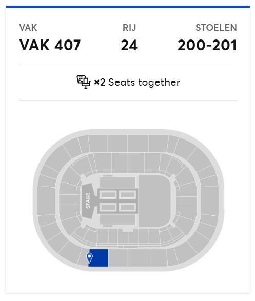 Tickets Harry Styles 17/5, Tickets en Kaartjes, Twee personen, Mei