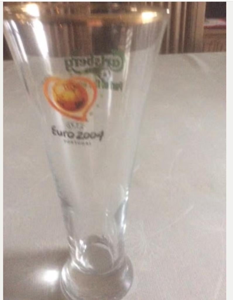 6 verres à bière Carlsberg, Enlèvement ou Envoi, Comme neuf, Verre ou Verres