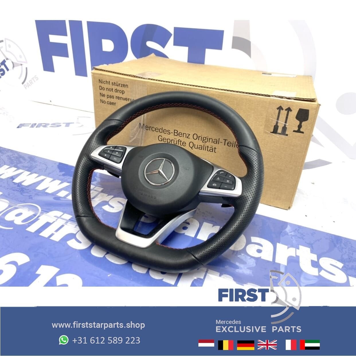 AMG STUUR + AIRBAG 2018 A B CLA GLA KLASSE W176 W117 W246 W1, Auto-onderdelen, Gebruikt, -, Ophalen of Verzenden, -