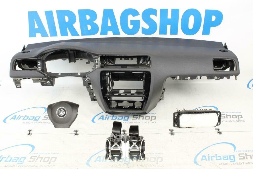Airbag kit Tableau de bord avec d'alarme Volkswagen Jetta, Gebruikt, Ophalen of Verzenden