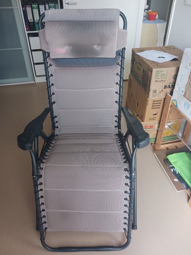 ligstoel, Tuin en Terras, Ophalen, Gebruikt, Overige materialen, Inklapbaar