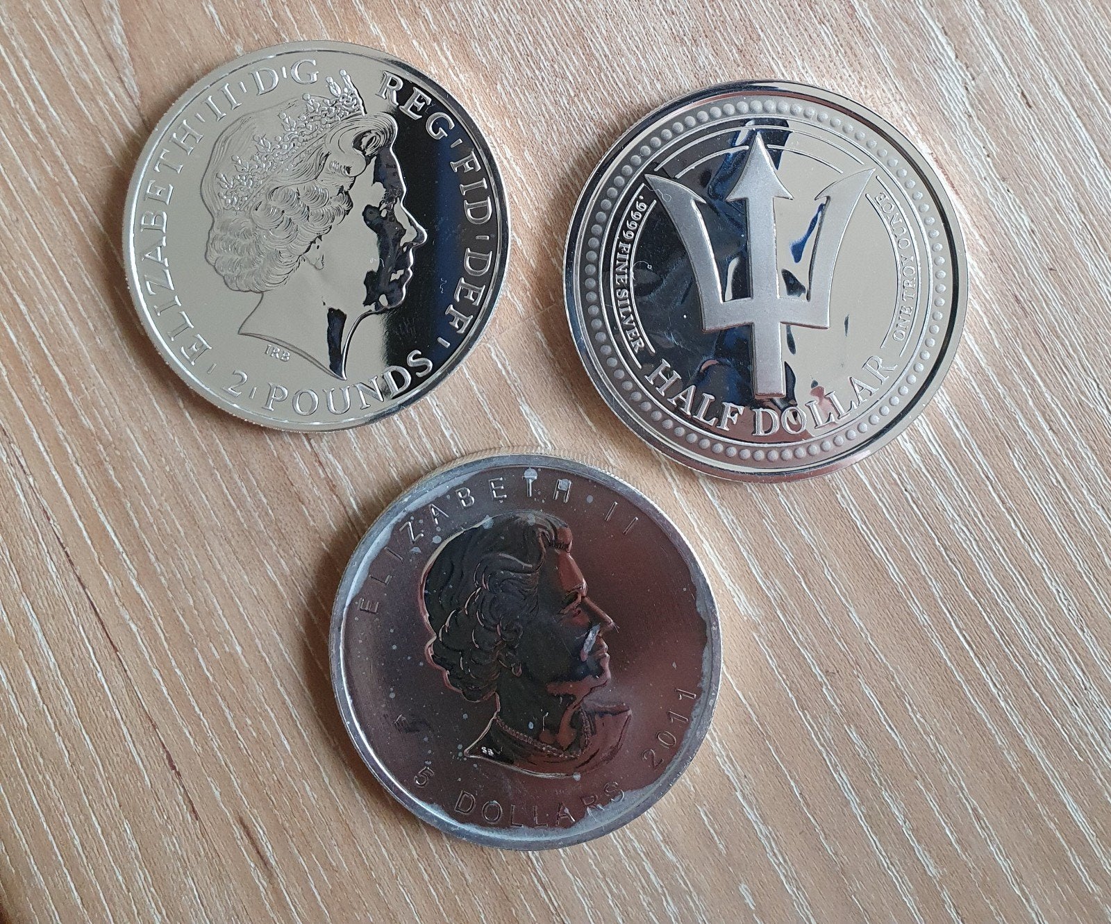 1 ounce zilver munten, Ophalen, Koper
