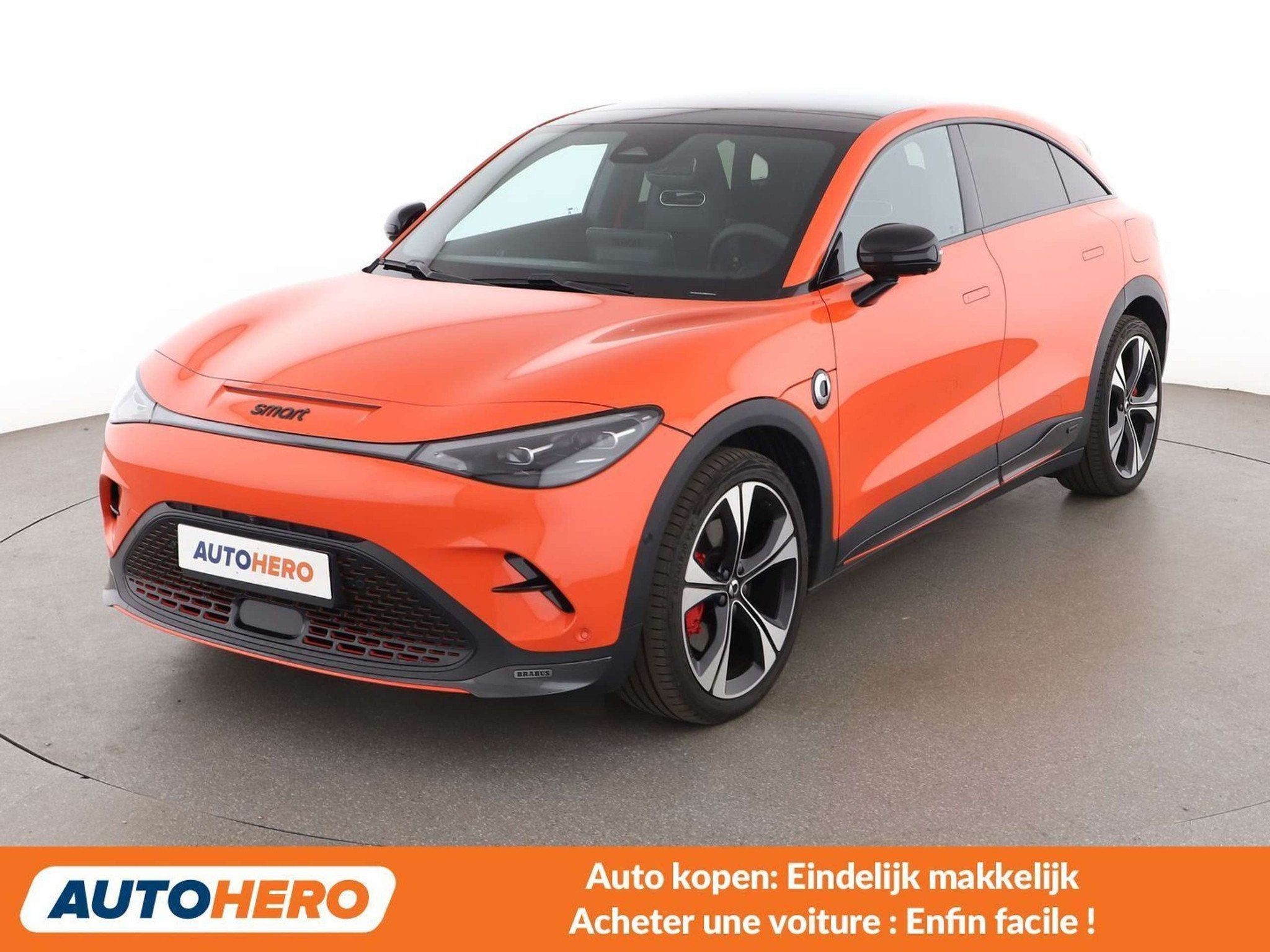 Smart #3 electric drive 315 kW 4WD Brabus (bj 2024), Gebruikt, Zwart, Overige kleuren, Alcantara