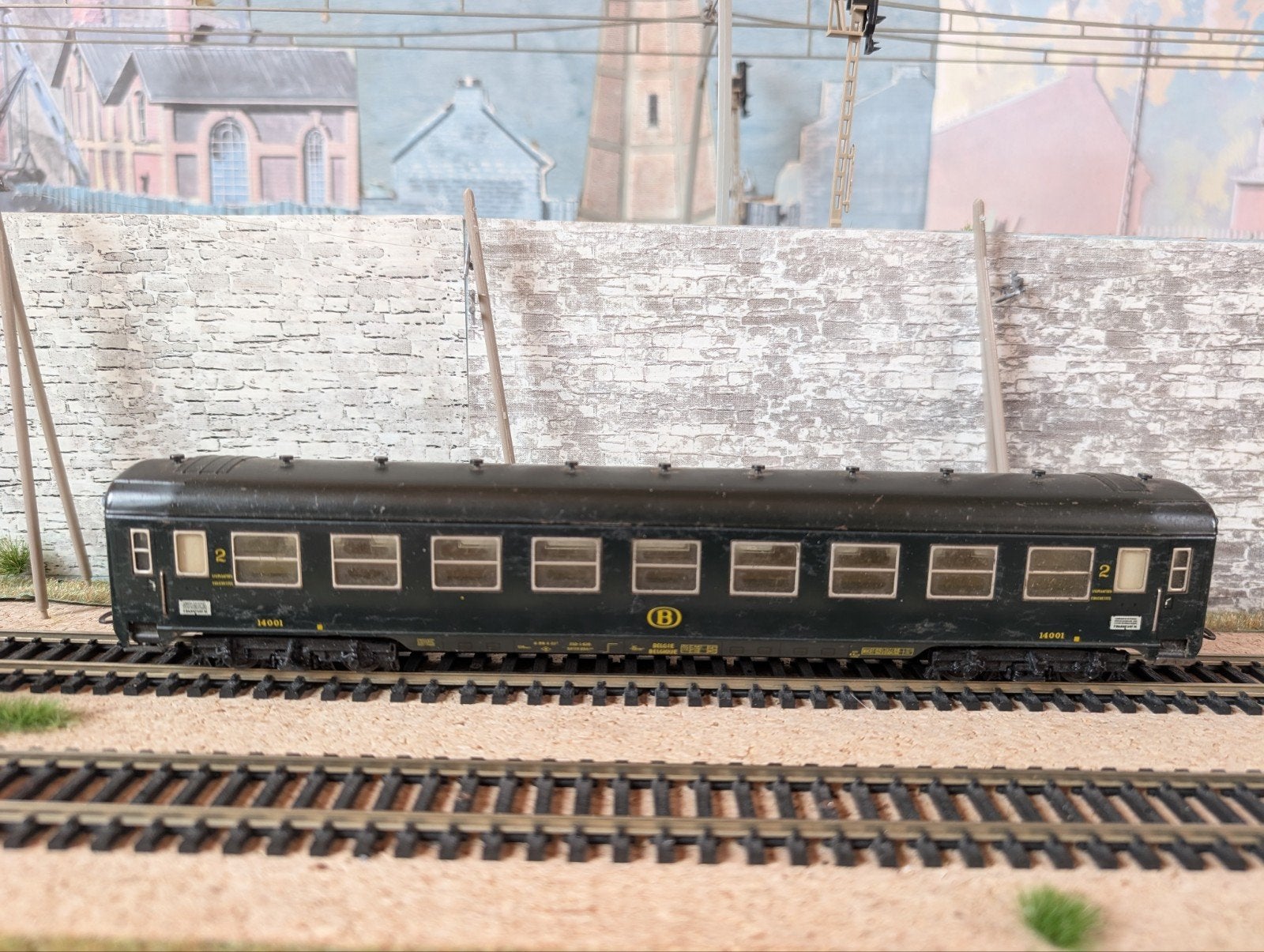 NMBS SNCB | Märklin 4069 | Rijtuig Type I3 | Groen | AC, Analogique, Enlèvement ou Envoi, Courant alternatif, Wagon