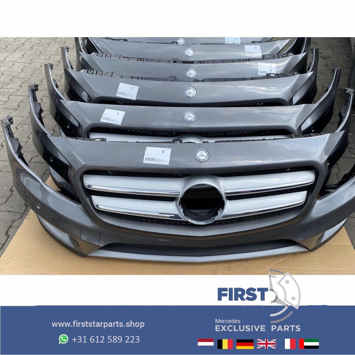 W156 GLA AMG PAKKET VOORBUMPER COMPLEET GRIJS 787 origineel, Utilisé, -, Avant, -