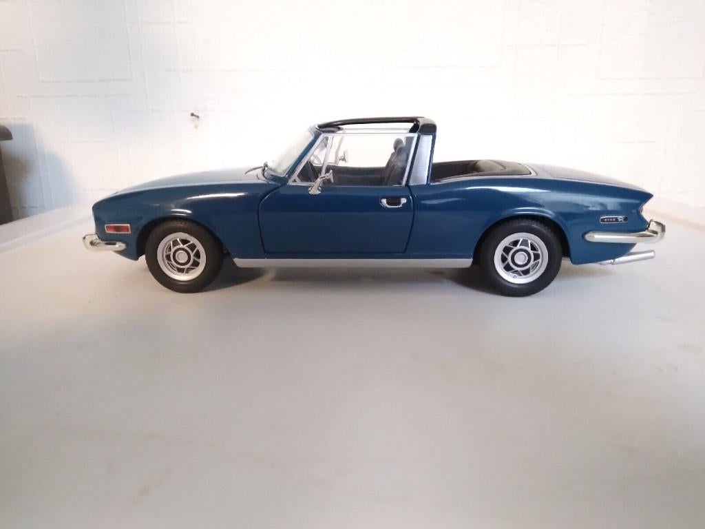 Jadi SB 1/18 - Triumph Stag Blue, Enlèvement ou Envoi, Comme neuf, Voiture, Autres marques