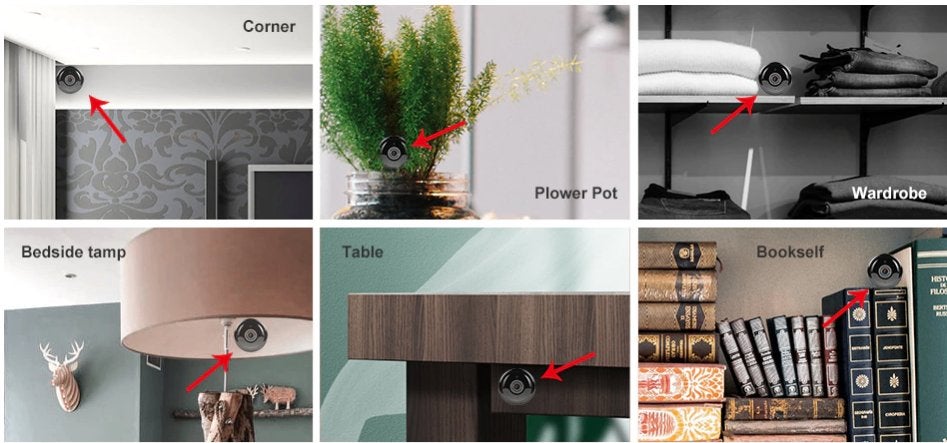 A9 1080p HD WiFi mini-bewakingscamera, Ophalen of Verzenden, Nieuw, Rechts, Mini