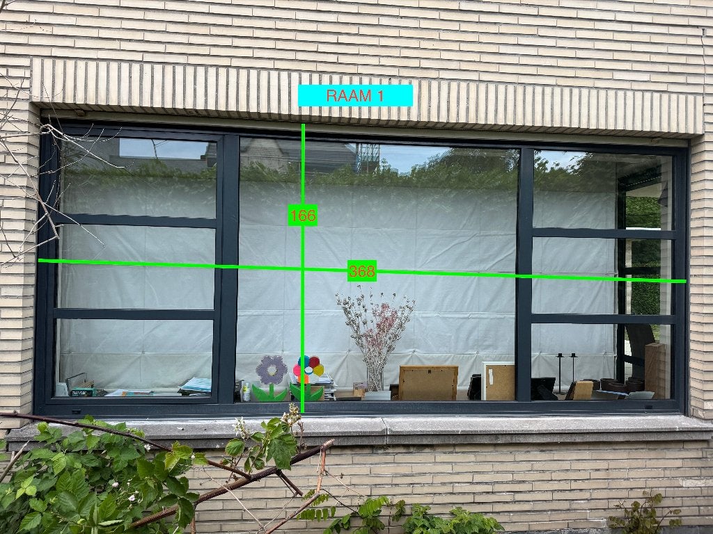 aluminium ramen (Reynaers), Ophalen, Gebruikt, Gevelraam of Ruit, Dubbelglas