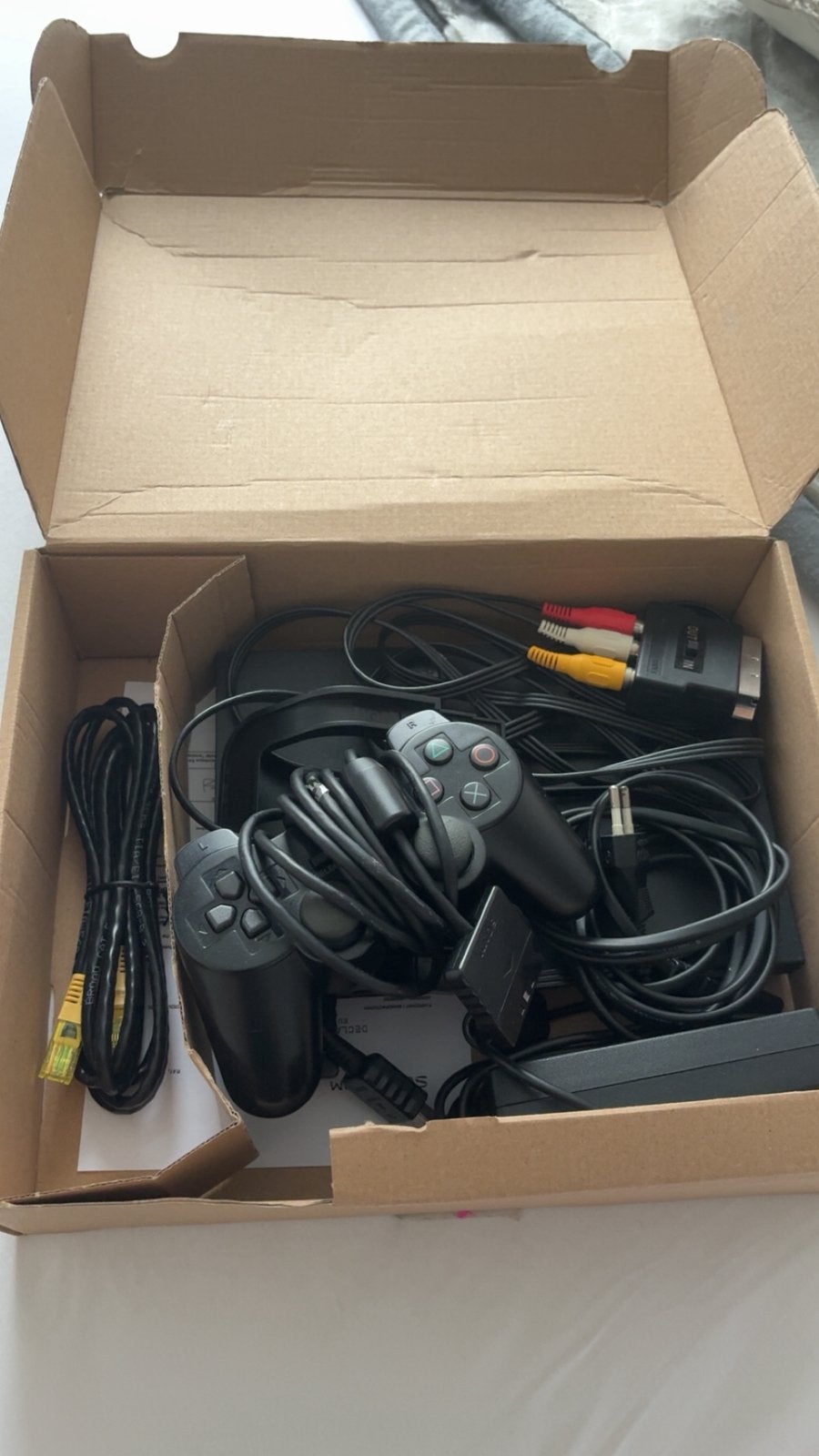 Ps2, Ophalen, Zo goed als nieuw, Zwart, Met 2 controllers