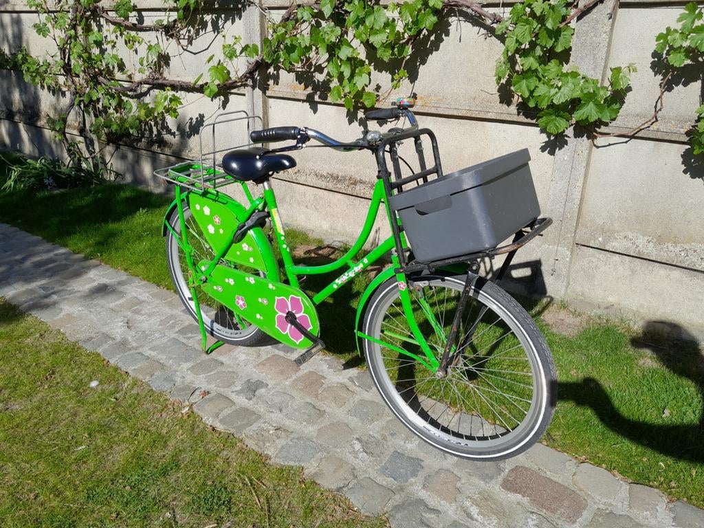 Meisjesfiets, Ophalen