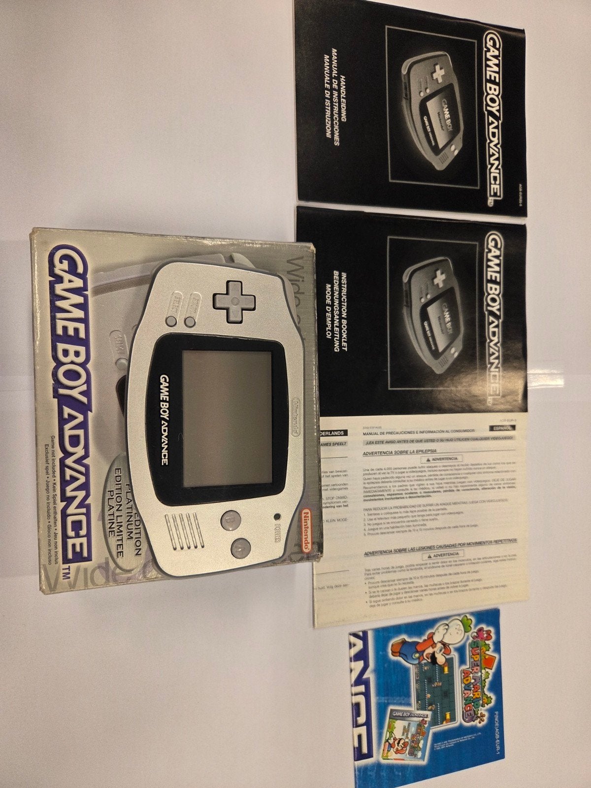 Game Boy Advance Limited Edition Platinum, Games en Spelcomputers, Ophalen of Verzenden, Gebruikt, Game Boy Advance