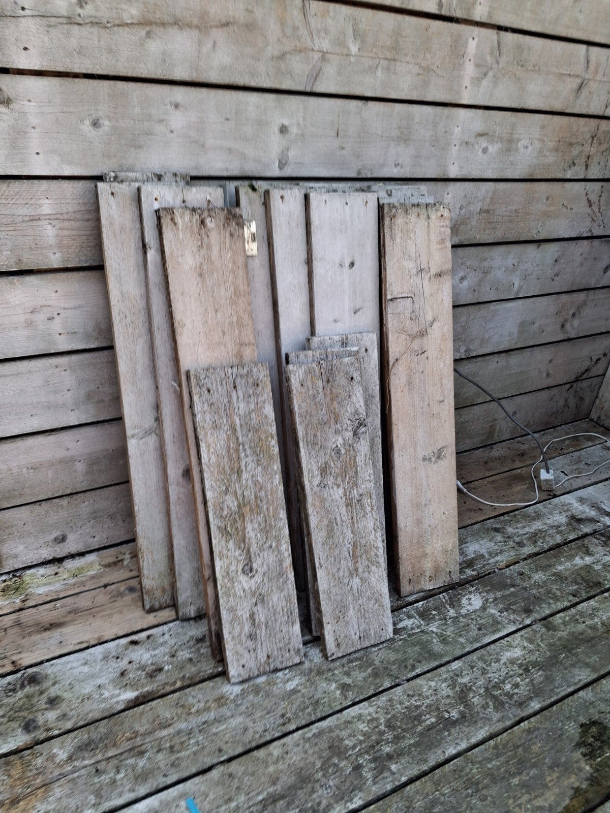 Gratis houten planken, Enlèvement
