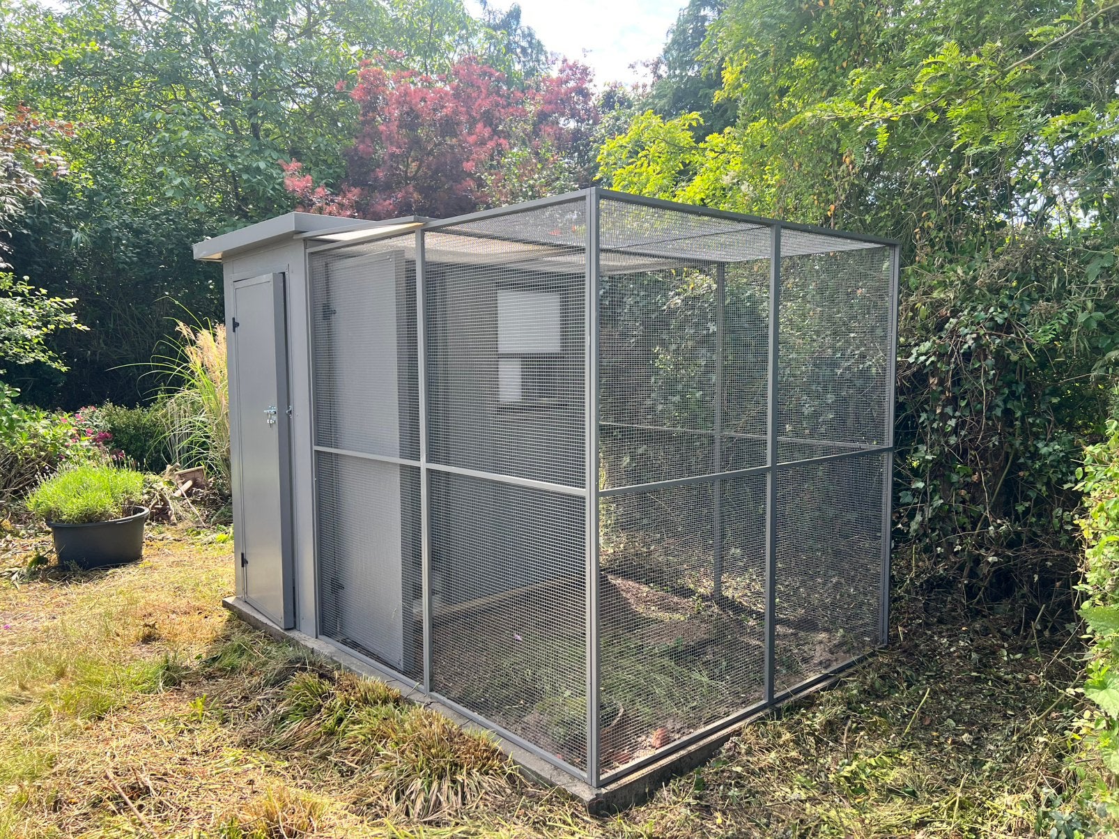 Geïsoleerde volière, Ophalen, Gebruikt, Aluminium, Volière