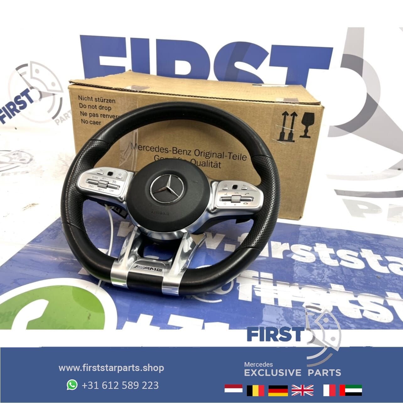 2021 AMG STUUR + AIRBAG origineel Mercedes W177 W118 H247 W2, Utilisé, -, -, Enlèvement ou Envoi