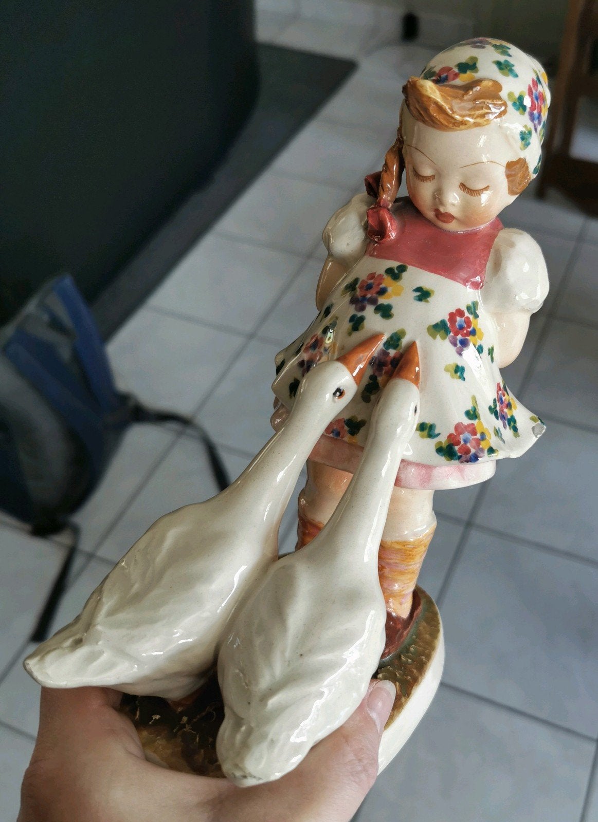 Meisje met ganzen, Ophalen of Verzenden, Gebruikt, Mens
