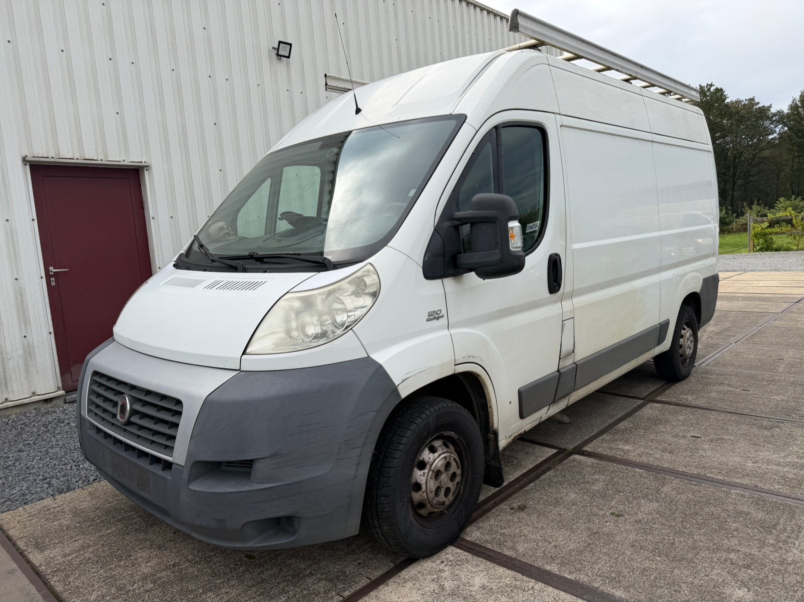 Fiat Ducato 2.3 JTD multijet 173 000 km start rijd goed !, Zwart, https://public.car-pass.be/k, Wit, 120 kW