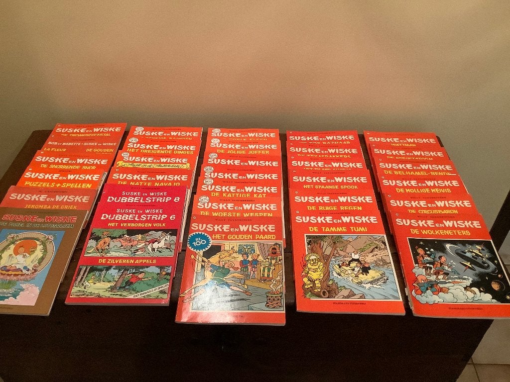 Bandes dessinées de Suske et Wiske, Livres, Plusieurs BD, Willy vandersteen, Enlèvement, Utilisé