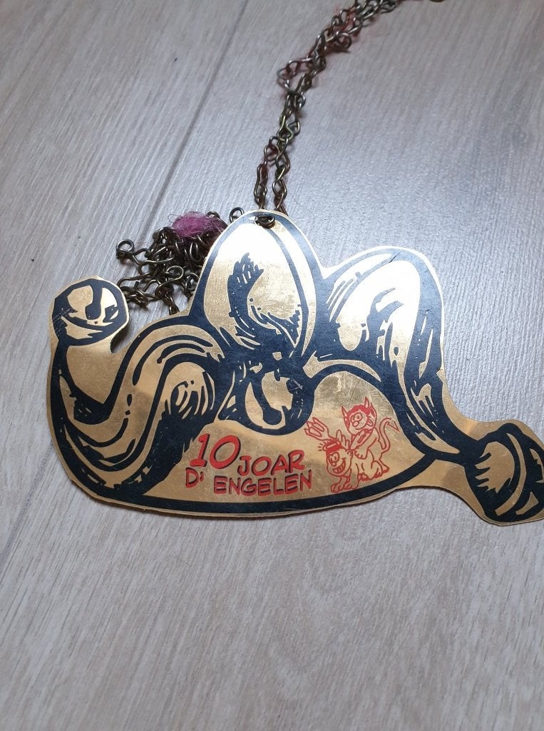 Carnaval medaille Lede D'engelen 10 joar, Ophalen of Verzenden
