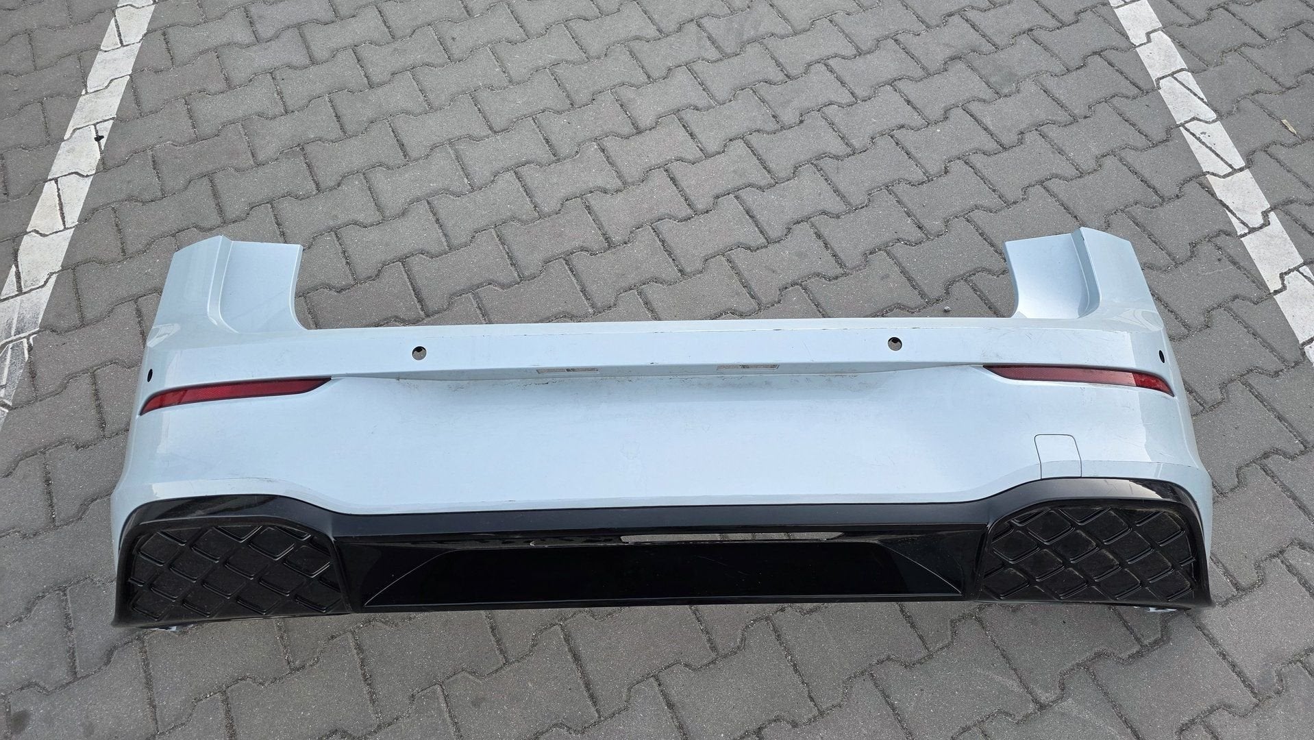 Achterbumper VW Golf 8 VIII 8.5 R-LINE Facelift 5H6807421D, Gebruikt, -, Volkswagen, Ophalen of Verzenden