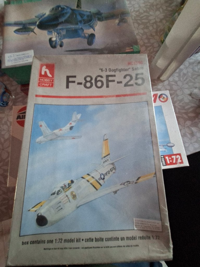 Maquette Hobbycraft 1:72 - F-86F-25 "6-3 Dogfighter" Sabre, Neuf, Autres marques, Enlèvement, 1:72 à 1:144