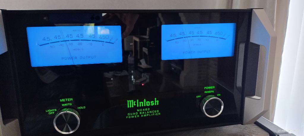 MCINTOSH MC462 te koop, TV, Hi-fi & Vidéo, Amplificateurs & Ampli-syntoniseurs, Enlèvement, Comme neuf, 120 watts ou plus, Autres marques