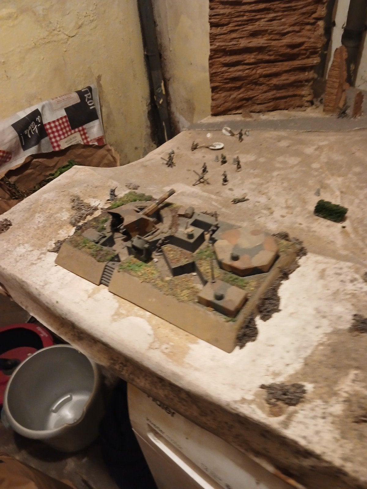 1/72 Airfix 18 dozen + diorama's en gemonteerde onderdelen, Hobby en Vrije tijd, Ophalen, Diorama