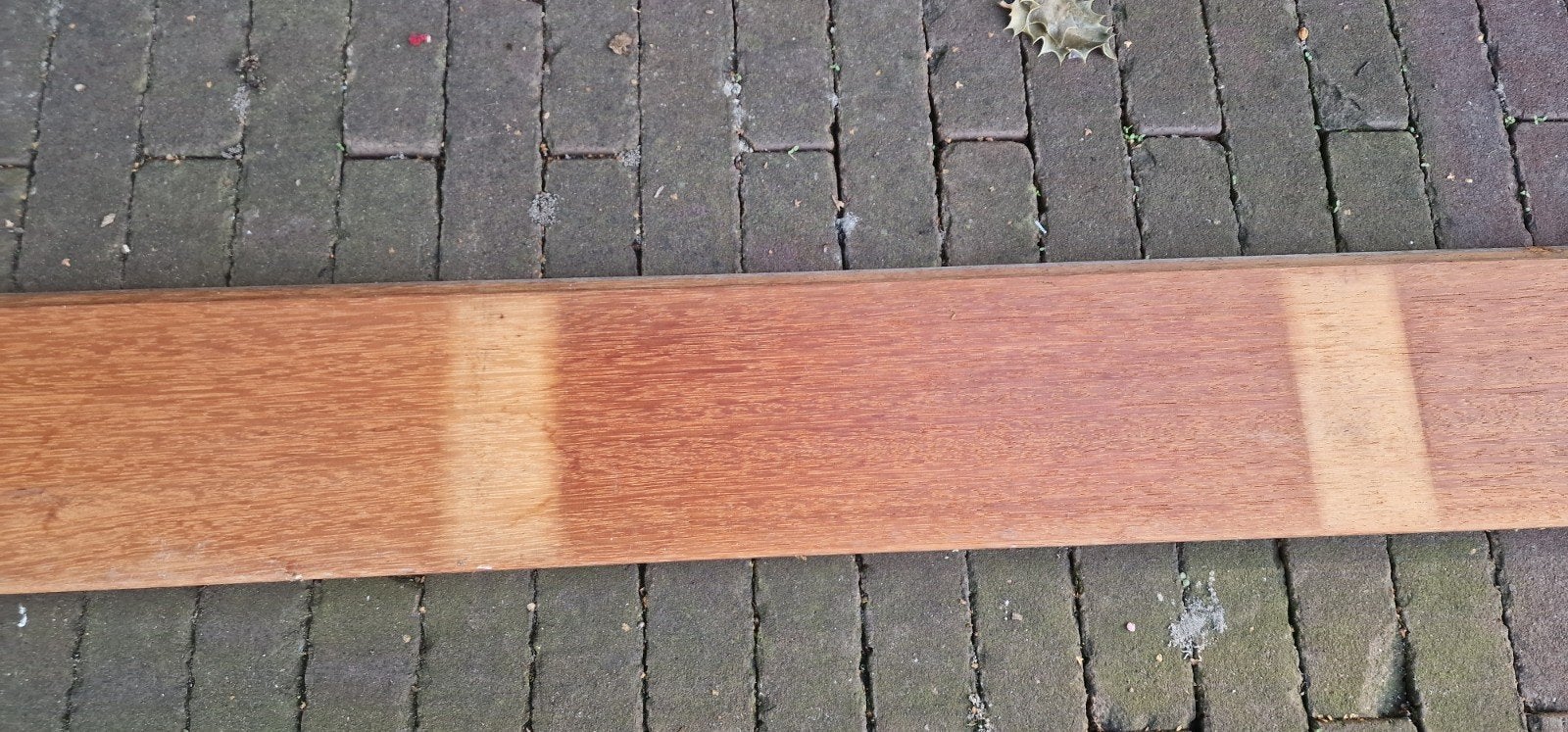 afzelia houten terrasplanken, klein 40m², Tuin en Terras, Ophalen, Gebruikt, Hout