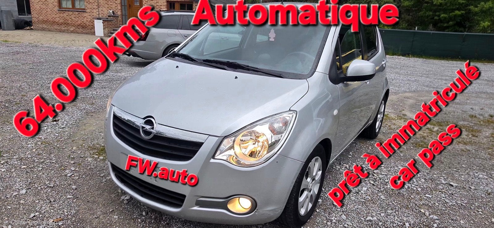 Opel Agila automaat 64.000 km, Auto's, Opel, Bedrijf, Te koop, Agila, ABS, Elektrische ramen, Radio, Benzine, Berline, Automaat