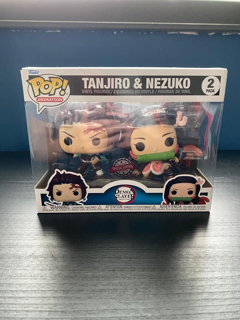 Funko Pop - Tanjiro & Nezuko - Demonslayer, Verzamelen, Ophalen of Verzenden, Nieuw