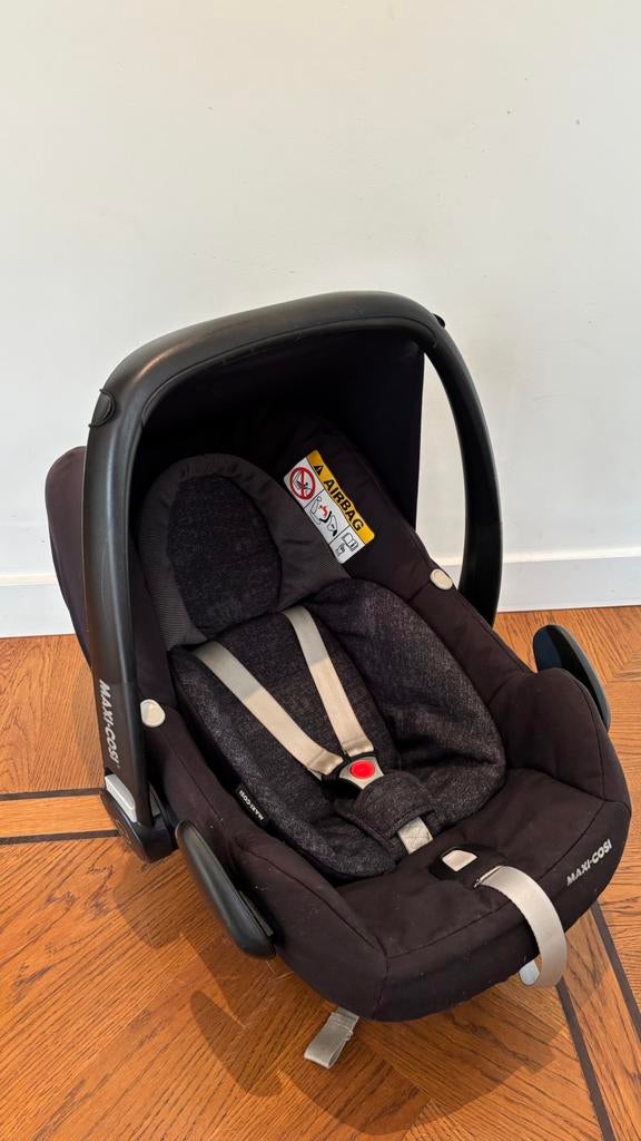 Maxi cosi met zitverkleiner, Kinderen en Baby's, Ophalen, Autogordel of Isofix, Gebruikt, 0 t/m 18 kg