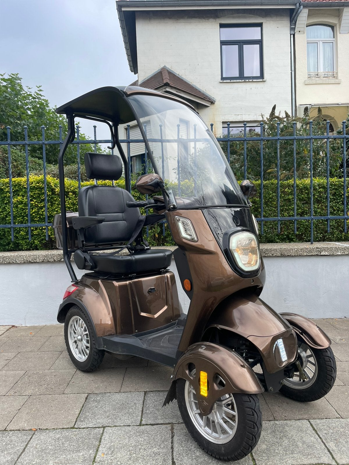 Scootmobiel 25km/h elektrische scooter overdekt, Ophalen of Verzenden, Zo goed als nieuw, Elektrische rolstoel
