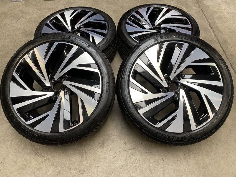 21 inch originele Narvik velgen Volkswagen ID.4 + zomerbande, Gebruikt, -, -, Banden en Velgen