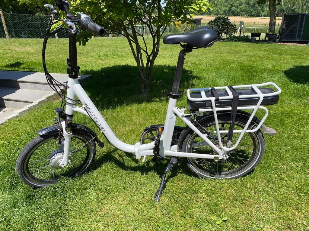 Belgocycle elektrische plooifiets, Fietsen en Brommers, Ophalen, Zo goed als nieuw