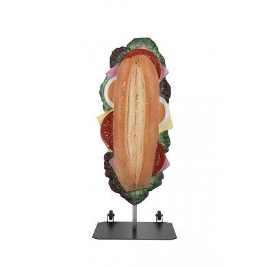 Sandwich 160 cm -broodje - verrijdbaar of hangend, Ophalen, Nieuw