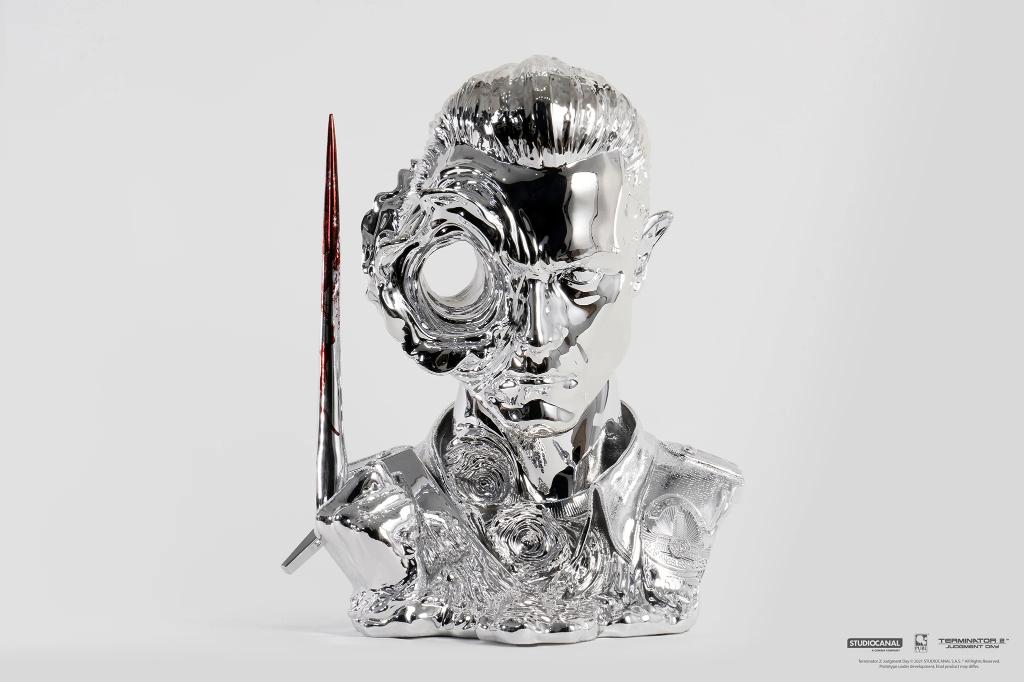 Terminator T1000 Life size bust Exclusive!, Verzamelen, Ophalen of Verzenden, Nieuw, Film, Beeldje, Replica of Model