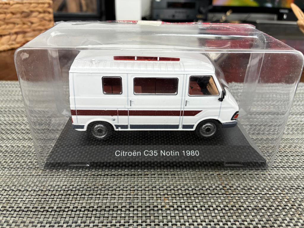 camping car Citroën c35 notin 1/43 hachette, Ophalen, Nieuw