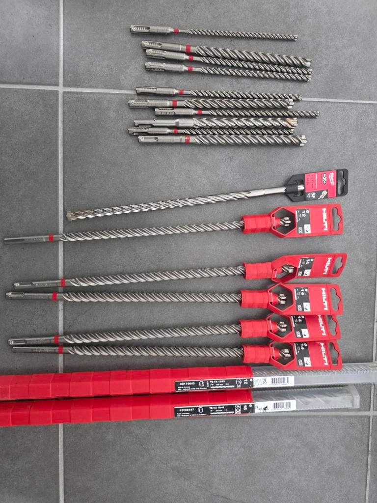 Lot Hilti sds boren nieuw, Doe-het-zelf en Bouw, Ophalen of Verzenden