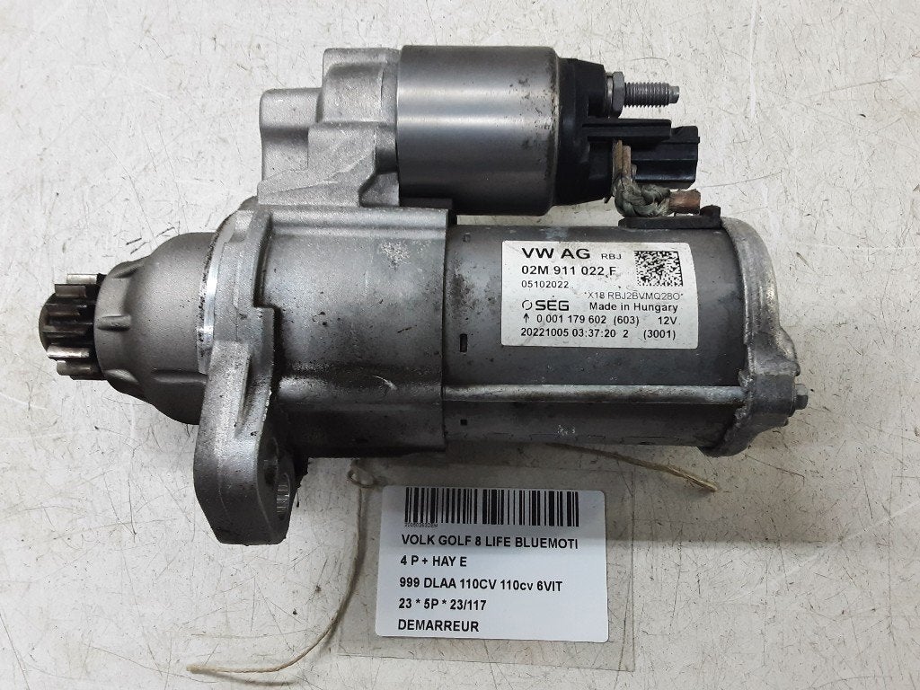 STARTMOTOR Volkswagen Golf VIII (CD1) (02M911022F), Gebruikt, Volkswagen, Volkswagen AG, Kundenbetreuung@volkswagen.de