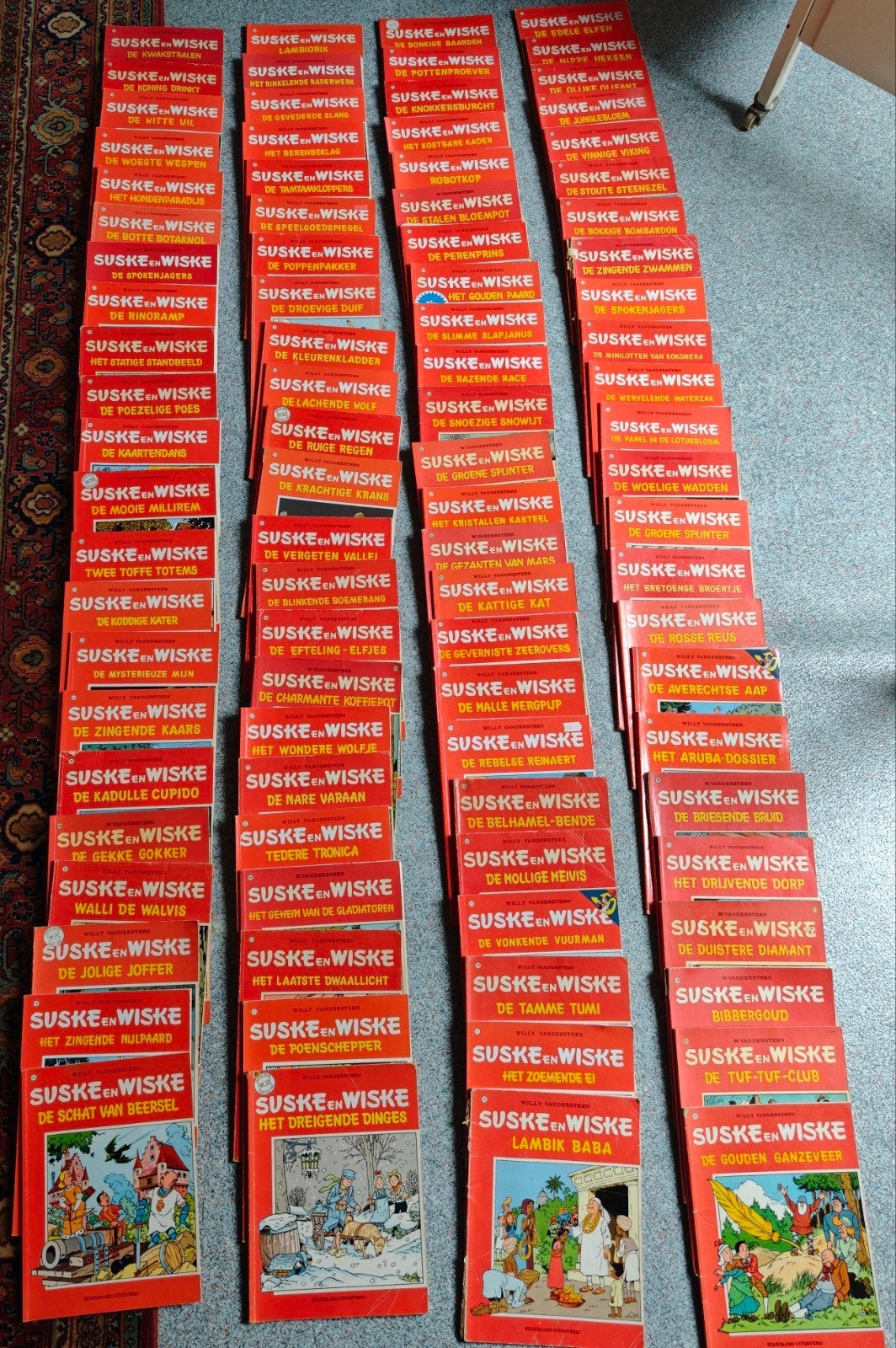 93 Suske en Wiskes, Boeken, Ophalen
