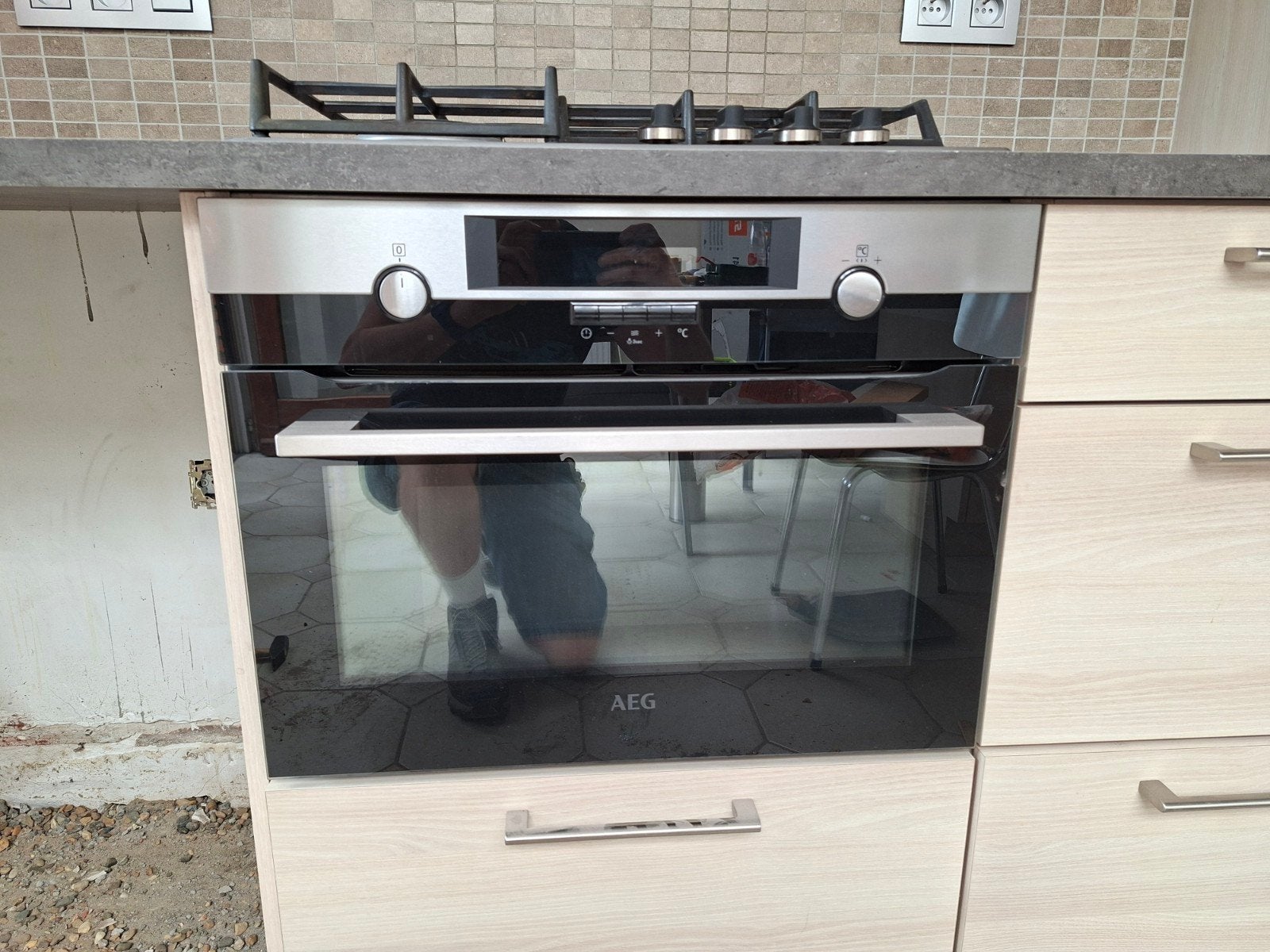 AEG combi oven, Elektronische apparatuur, Ovens, Ophalen, 45 tot 50 cm, AEG, Combi-oven