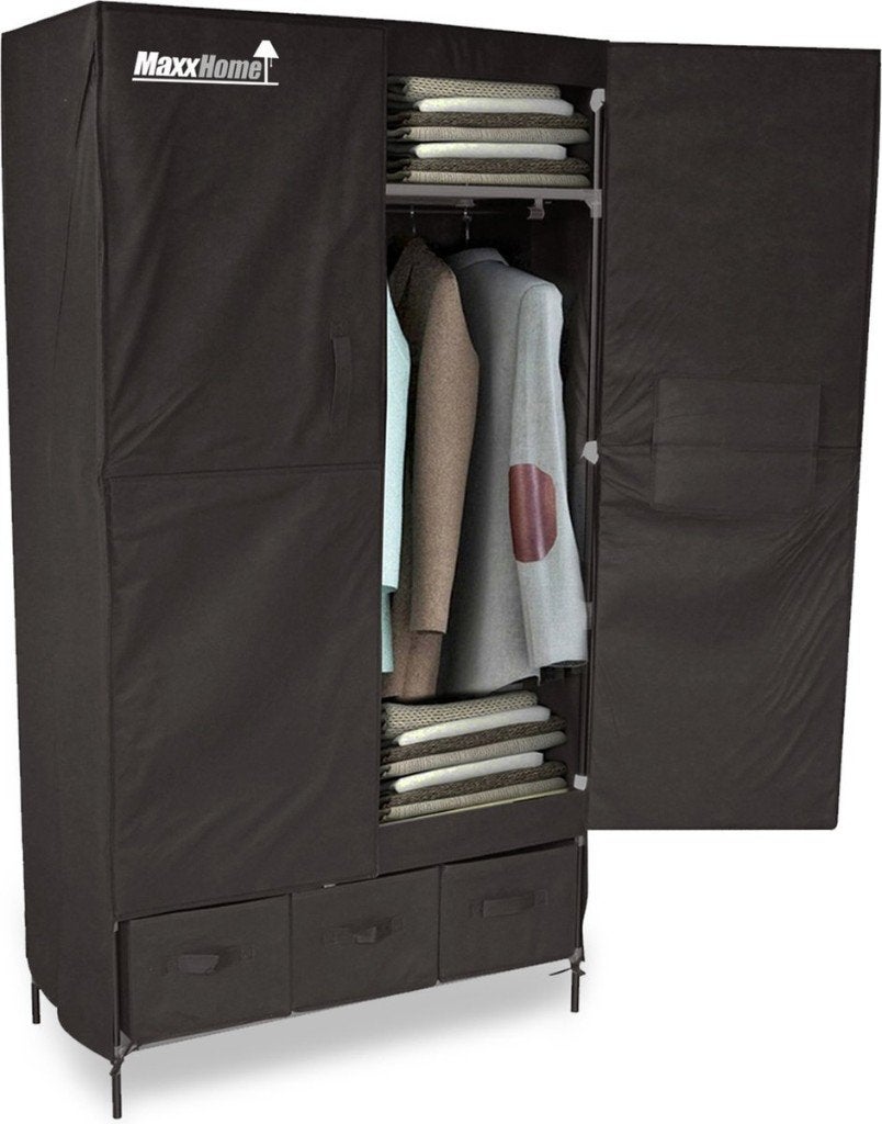 MaxxHome - Opvouwbare kledingkasten 1+1gratis, Huis en Inrichting, Kasten | Kleerkasten, Ophalen, Overige materialen, Minder dan 50 cm