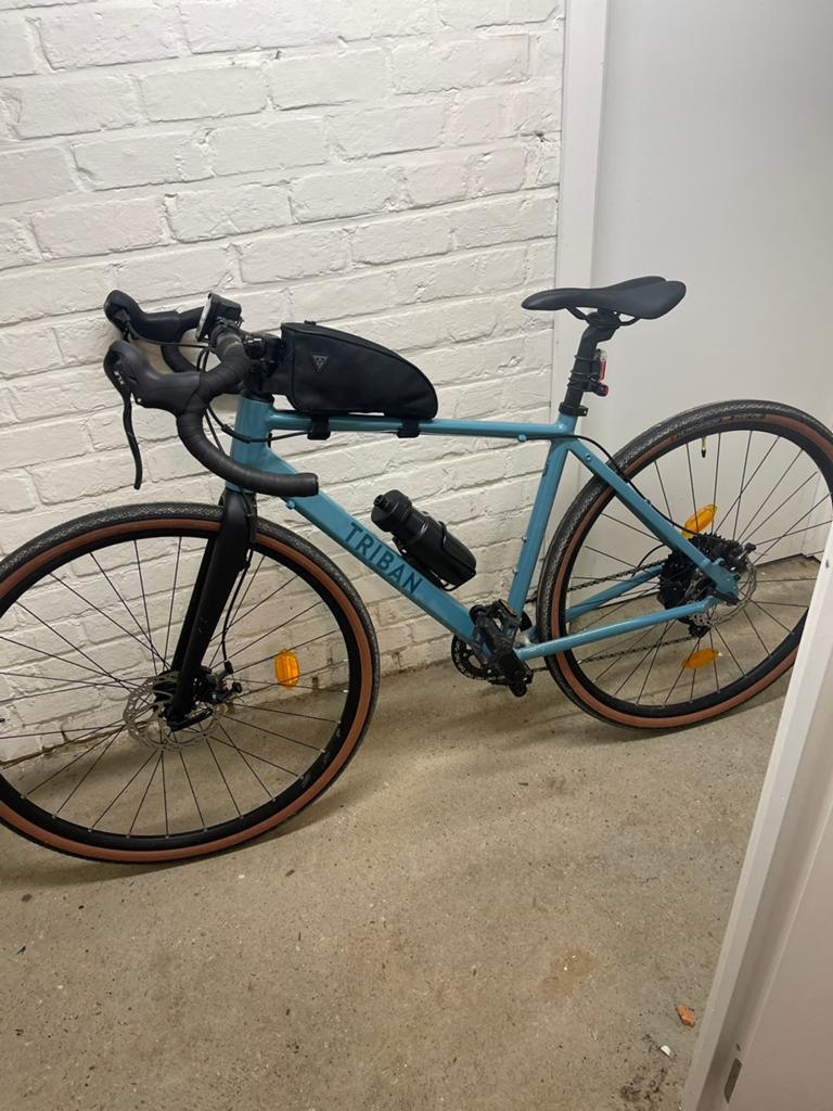 Gravelbike Triban 120, Fietsen en Brommers, Fietsen | Racefietsen, Ophalen, Zo goed als nieuw