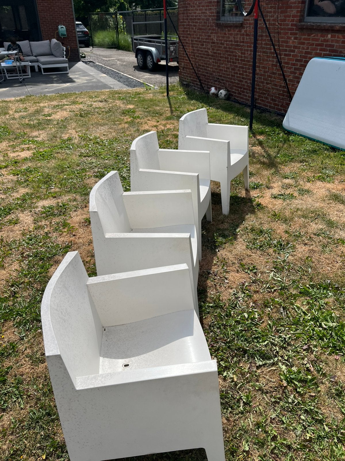 Terrasstoelen, Enlèvement, Utilisé, Plastique