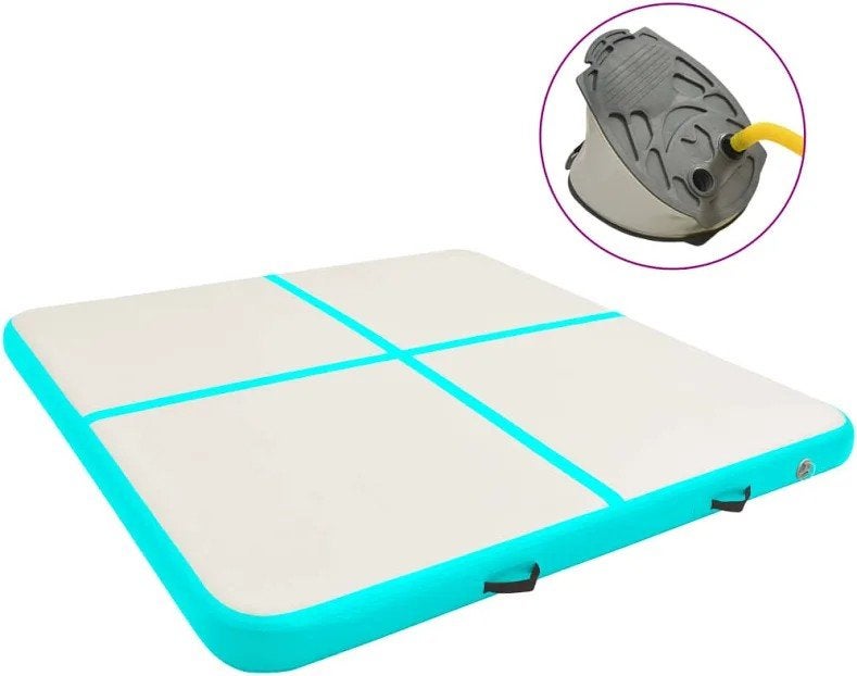 Airtrack 2m bij 2m met pomp. gymnastiekmat tumbling, Sport en Fitness, Ophalen