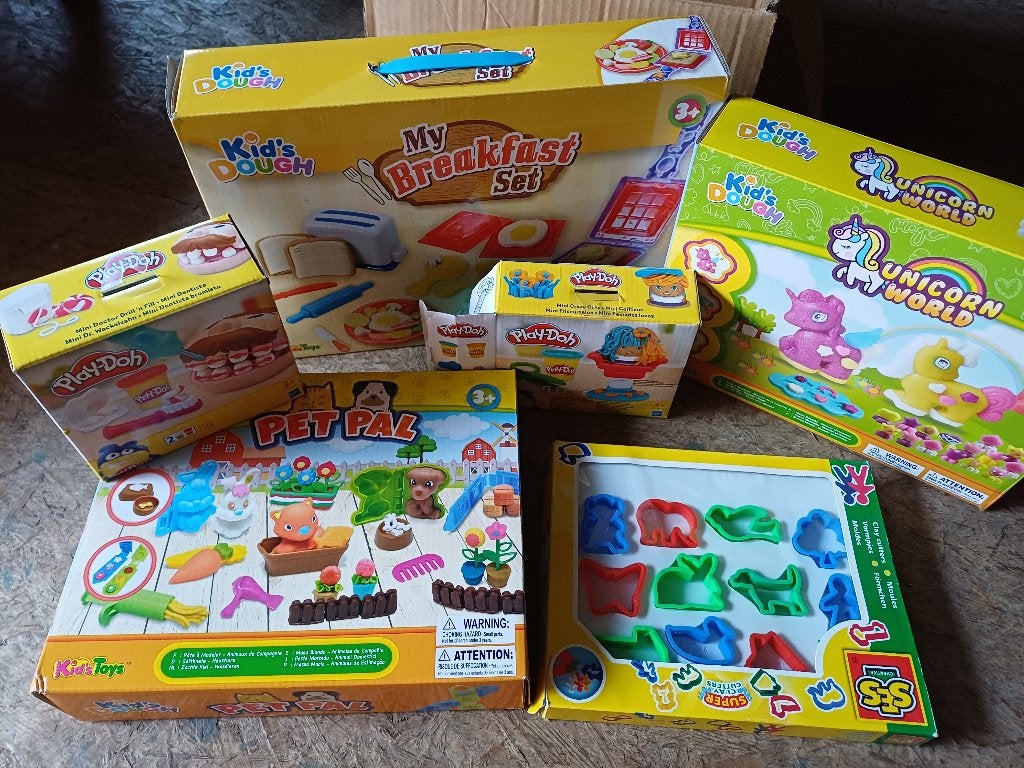 Plasticine Play'doh vormpjes set, Ophalen, Gebruikt, Knutselen