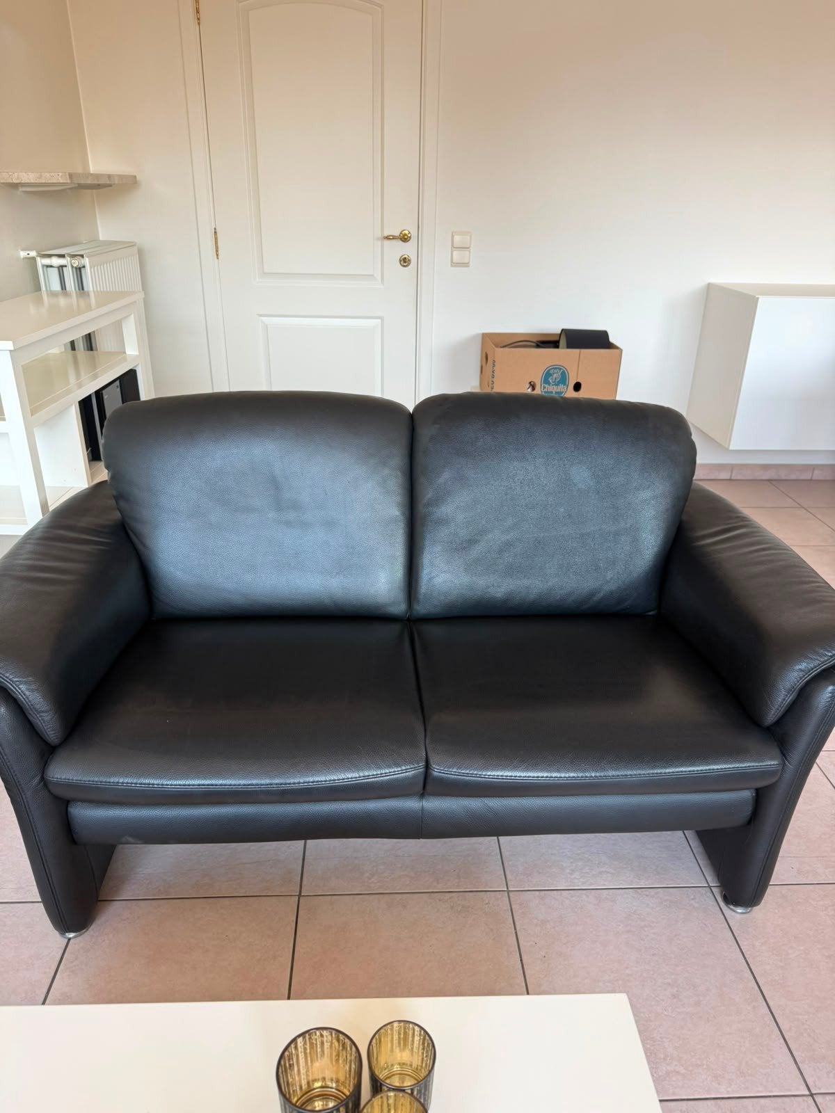 salon zwart leder, Ophalen