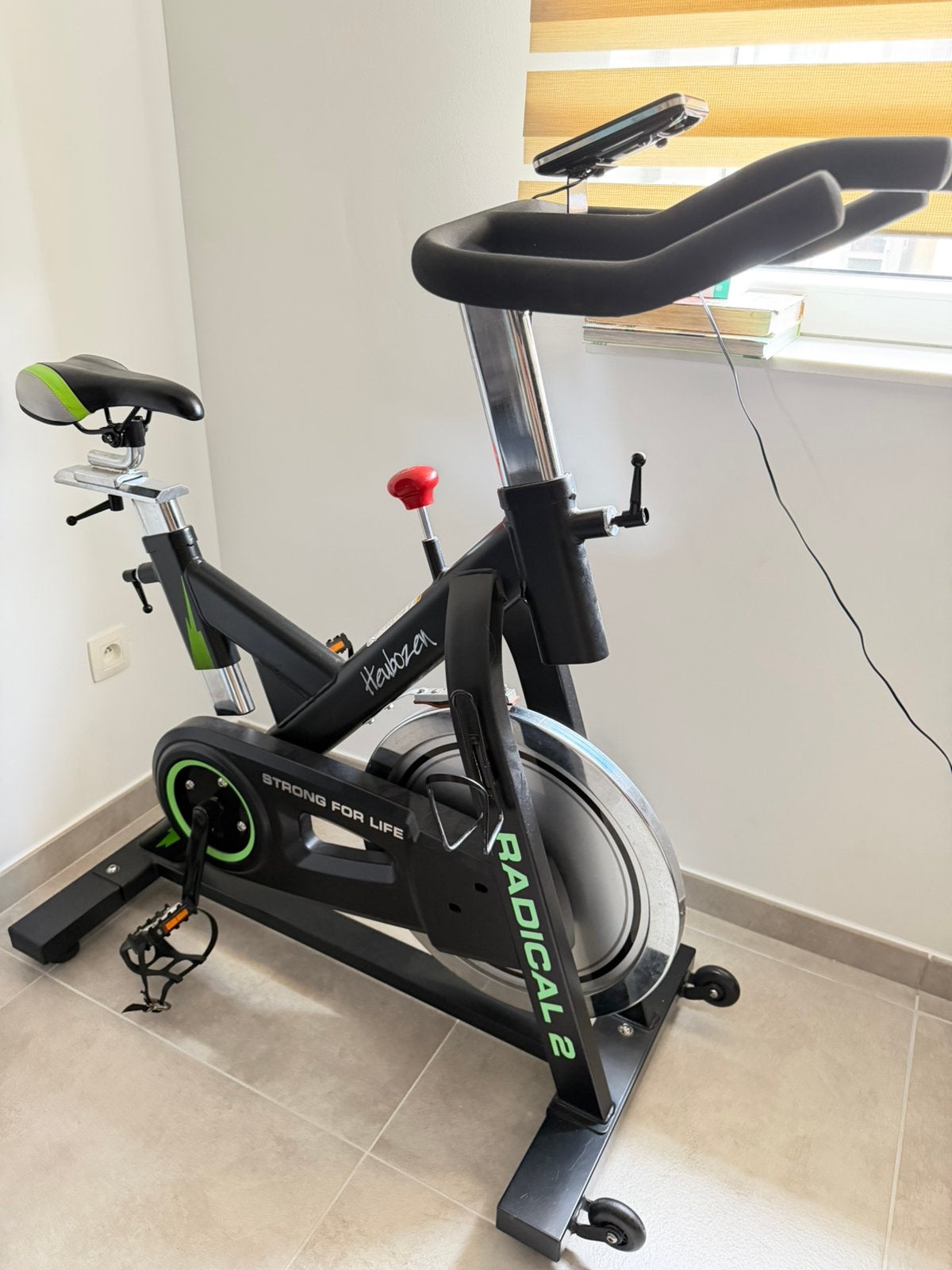 Heubozen Radical 2 spinningfiets — zeer weinig gebruikt, Ophalen, Zo goed als nieuw, Spinningfiets
