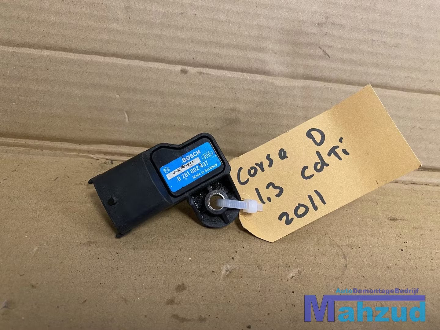 OPEL CORSA D 1.3 CDTI Map sensor 0281002437, Opel Automobile GmbH, Opel, Bahnhofsplatz 1
65423  Russelsheim am Main, DE, Kontakt@opel-infoservice.de